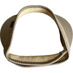 Imperial Sports Khaki Visor Hat Tan & Navy Blue Embroidered Photo 3