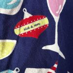 Nick & Nora  Holiday Cheer Fun Christmas‎ Cocktails Nightshirt Flannel Size XL Photo 4