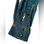 Johnny Was  Scofield Oversized Button Down Blouse S 29” p2p Black $225 NWT Photo 7