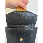 DEMELLIER Women's Black Gold Chain Strap Diamond Details Mini London Bag Purse Photo 9