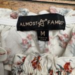 Almost Famous ‎ Floral Off-Shoulder Top Medium Photo 3