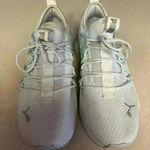 Puma Womens Soft Foam Optimal Comfort Shoes Size 8 White and Pastel Green Photo 2