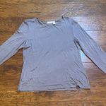 Chico's Grey Long Sleeve Tee Photo 0