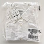 J.Crew NWT Petite Sleeveless Cotton Poplin Shirt Signature Fit White Photo 4
