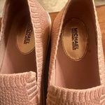 Michael Kors  Rose Gold Sparkling Blush Knit Slip-On Shoes Photo 3