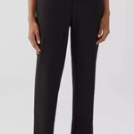 Eileen Fisher NWOT Flex Tencel Ponte Ankle Pants In Black Size Small Photo 1