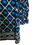 Crown & Ivy Tunic Dress Womens 4 Multicolor Elephant Novelty Print Boho Photo 3