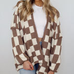 Miss Love Checkered Cardigan Photo 0