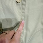 London Fog  Khaki Classic Double Breasted Vintage Trench Coat Sz 12 Photo 5