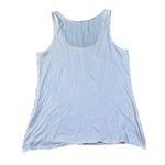 EXPRESS  Elegant Lace Overlay Tank Top with Art Deco Pattern Gray Small Photo 2