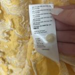 Anthropologie  Yvonne Butter Yellow Textured Button Down Puff Sleeve Top Small Photo 6