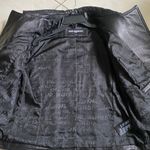Karl Lagerfeld Studded Black Leather Jacket Size Small Photo 4