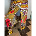 GB skirt A line groovy 1960s mustard purple yellow olive green Photo 6