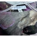 Equipment New Dark Floral Print 100% Silk Shirt Long Sleeved Md-Long Blouses Lg Photo 7