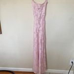 House Of CB  'Seren' Soft Pink Floral Lace Back Maxi Dress NWOT size‎ M Photo 3