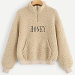 SheIn Teddy Sweatshirt 1/4 Zip Photo 0