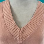 Aerie NWT  Down-to-Earth V-Neck Sweatshirt Womens Raw Sienna Oversized Size M Photo 2