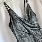 Nightway Dark Silver Prom Dress Photo 1