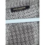 John Fashion Tan Rosette‎ Knit Shawl Collar Wool Cardigan Sweater Size Large Photo 1