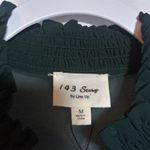 1.4.3. Story by Line Up Good Times Pine Green Chiffon Blouse Business NWT Size M Photo 3