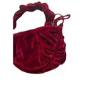 Vintage Payless Shoe‎ Source Women’s Maroon Handbag Velvet Small Y2K Boho Red Photo 8