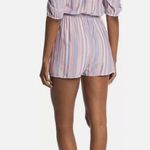 Paige Aubrie Stripe Self-Tie Waist Romper in Afterglow Multi Size L *No Belt* Photo 1