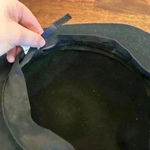 Ruggine Women’s Boho 100% Wool Laser Print Brim Panama Hat Black Brown Photo 6