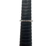 Sterling Silver Tone Ring with Carnelian Cabochon Stone Size 7.25 Photo 3