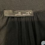 Willi Smith  szS black sleeveless top with bling around neck & band on bottom EUC Photo 3