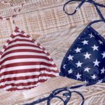 πΊπΈπFlag Scrunch Butt Bikini ππΊπΈ~lg Red Photo 6