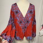 Free People  | 'Birds Of A Feather' Printed Top Photo 4