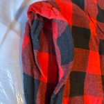 Old Navy Buffalo Plaid Flannel and Tee Pajama Set Santa Boots HoHoHo Graphic Size Large Photo 6