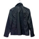 J.Crew Washed & Aged Utility Jacket Black Cotton Field Coat Women’s Size Small Photo 3