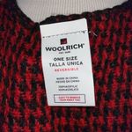Woolrich  Reversible Plaid cape wrap red black checkered, black, red, white plaid Photo 2