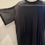 Missguided Black Mesh Top Photo 0