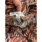 New Women’s Jane Delancey Palm Tree 🌴 Leaves Tropical Print Shorts Linen Medium Brown Photo 5