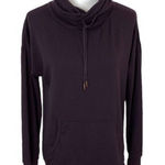 Onzie  Flow Open Back Funnel Neck Sweatshirt Womens‎ One Size Maroon Athleisure Photo 0