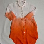 Puro Lino Ombre Linen Shirt Dress NWOT Photo 7