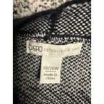Cato  Women's Plus Size 18W Plaid Long Vest Jacket Black Sleeveless Photo 3