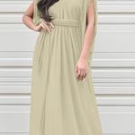 Koh Koh Womens Long V-Neck Summer Sexy Gown Grecian Photo 1