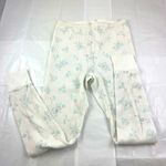 JC Penny Vintage Medium discolored tear floral thermal pants Photo 0