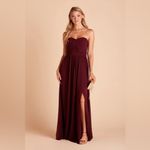 Birdy Grey  Grace Convertible Chiffon Dress In Cabernet Photo 9