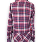 Splendid  Top Hunter Plaid Button Up Fiesta Shade Long Sleeve Gingham Cuffs Photo 6