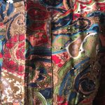 indigo. MOON Colorful Design Beaded Blazer Jacket S Photo 3