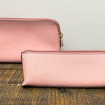 Henri Bendel West 57th Cosmetic Case Set blush pink saffiano leather Photo 1