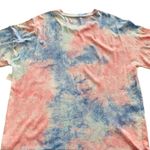 BP Nordstrom Dazed & Amused Pink Blue Tie Dye Oversized Graphic T-Shirt Small Photo 7