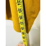 Jules & Leopold  Woman’s Gold/yellow Draped Faux Leather Open Cardigan Size Large Photo 6