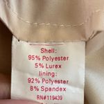 Julie Brown Blouse Ivory w/ Metallic Gold Stars Sleeveless Ruffle Top Sz 4 EUC Photo 9