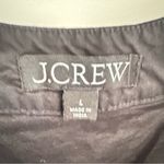 J.Crew  Patti Black Scoop Neck Cotton Poplin Shift Dress Large Photo 1