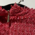 Karl Lagerfeld  Paris Pink Magenta Tweed Boucle Shift Jackie-O Dress Size 8 NWOT Photo 6